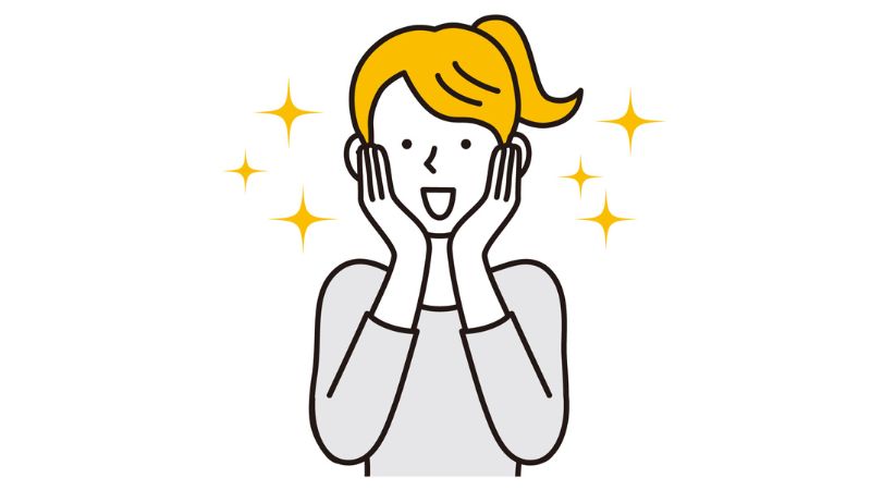 笑顔のお母さん