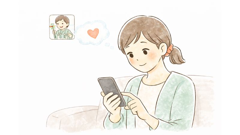 七五三衣装レンタルを終えて安心するママ